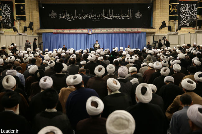 Ayatollah Khamenei in new year’s first session of Dars-e Kharij