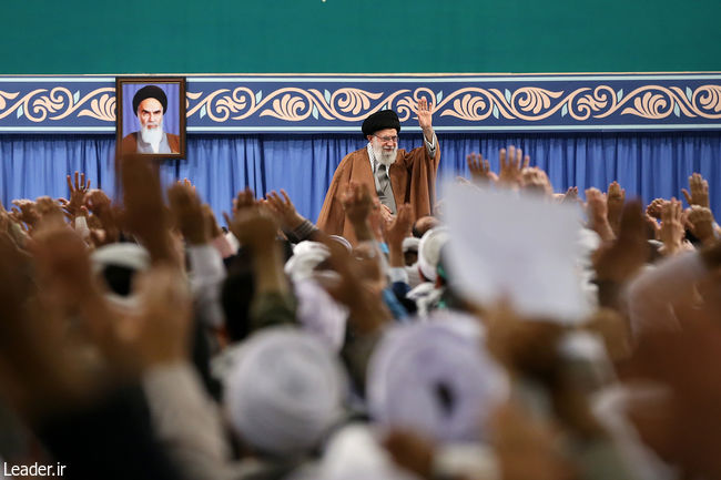 Ayatollah Khamenei meets with thousands of Basij forces