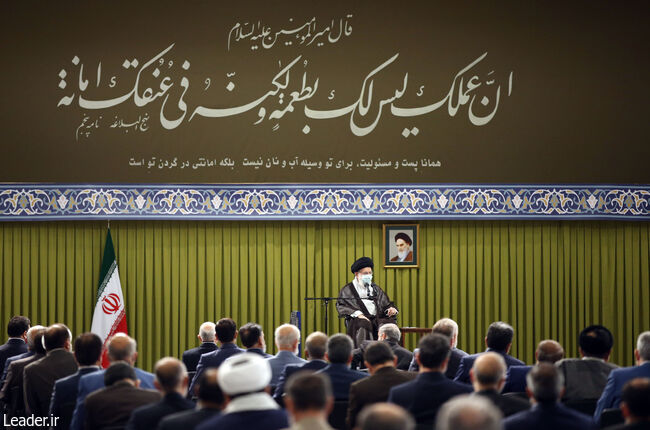 The Supreme Leader of the Islamic Revolution addressed the members of the Islamic Consultative Assembly