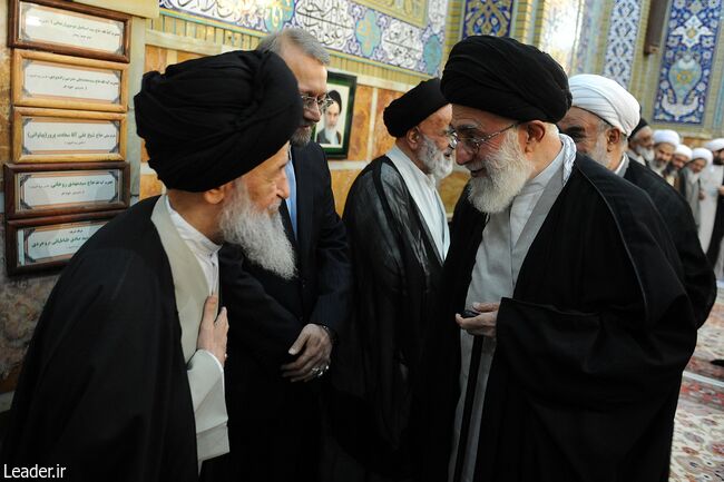 The message of condolence following the the departure of Ayatollah Alawi Gorgani
