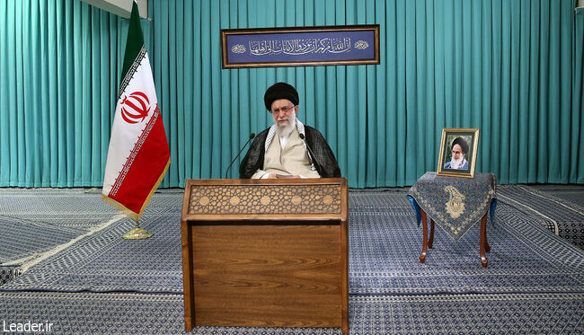The Supreme Leader in a televised speech on the threshold of the presidential election