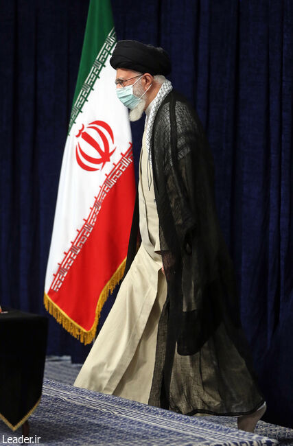 Supreme Leader of the Islamic Revolution in the mourning ceremony of Arbaʽeen