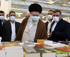 The Supreme Leader of the Islamic Revolution after a three-hour visit to the book fair